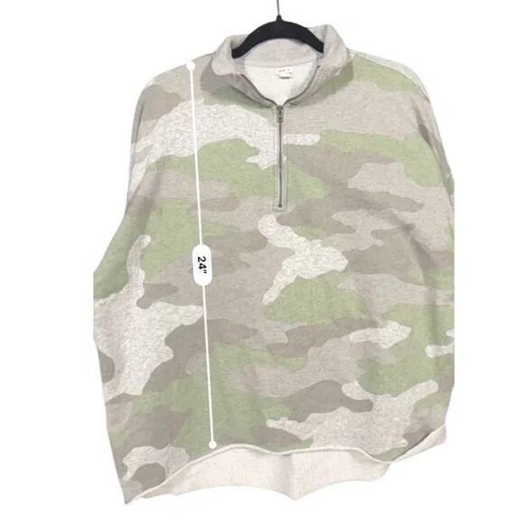 Just in 🔆 | Aerie Sunday Soft Pullover 1/4 Zip Up Women's Sweater SZ M - Picture 8 of 10